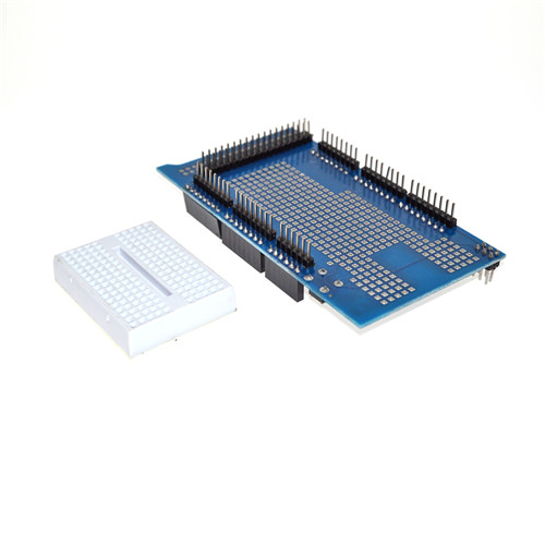 MEGA 2560 PCB Prototype Shield Prototyping V3 with mini Breadboard