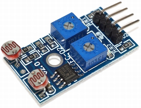 2 Channel Light Dependent Resistor Sensor Photosensitive Resistance Sensor