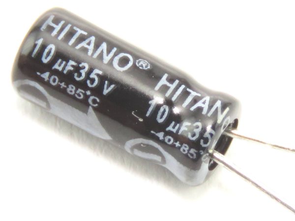 Hitano Electrolytic Capacitor 10UF 35V