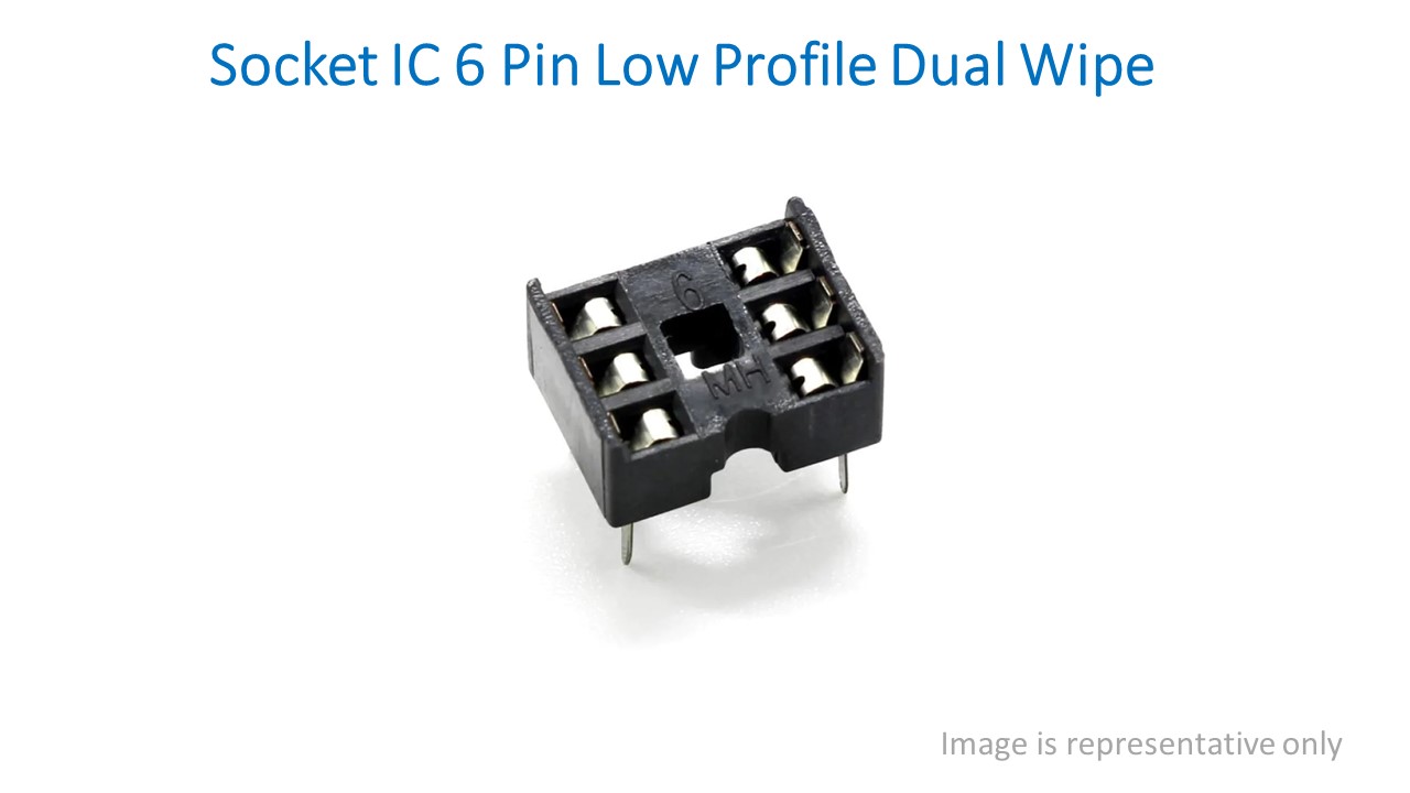 6 pin ic socket