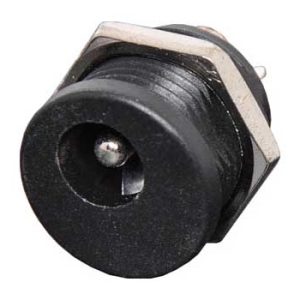 2.5mm Plastic Chassis Mount DC Power Socket