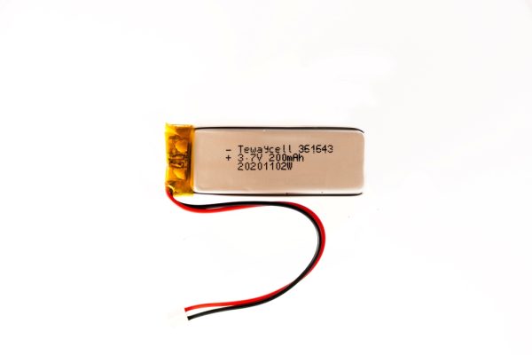 Lithium ion polymer Battery (LiPo) 361643 (3.7V 200mAh)