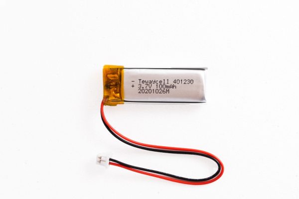 Lithium ion polymer Battery (LiPo) 401230 (3.7V 100mAh)