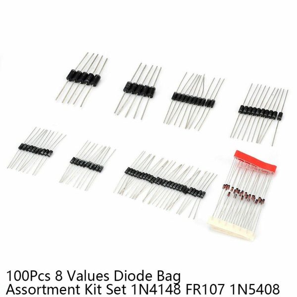 Diode Kit 100Pcs 8 Common Values