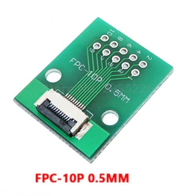 FFC / FPC Adapter Board 0.5mm/1mm to 2.54mm Soldered Connector