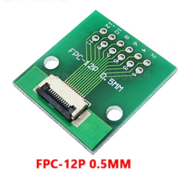 FFC / FPC Adapter Board 0.5mm/1mm to 2.54mm 12pin