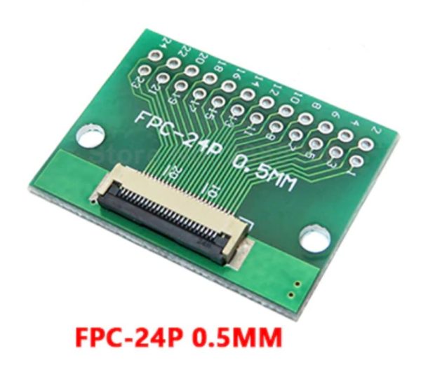 FFC / FPC Adapter Board 0.5mm/1mm to 2.54mm 24pin