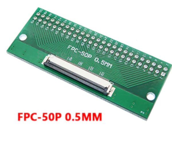 FFC / FPC Adapter Board 0.5mm/1mm to 2.54mm 50pin