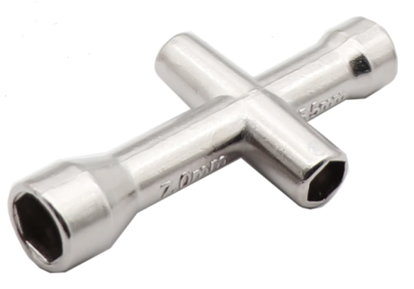 Mini 4 Way Cross Wrench