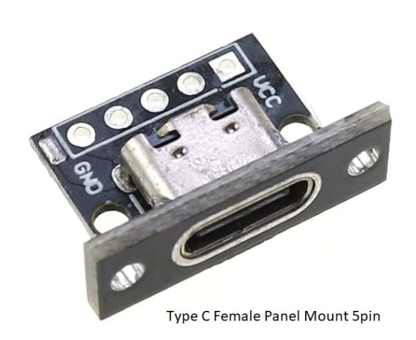 Type C Panel Mount Breakout Board