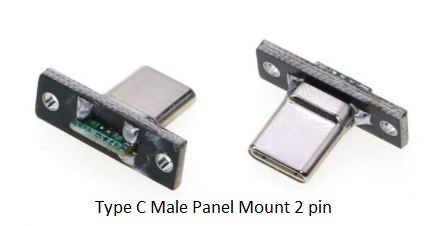 Type C Panel Mount Breakout Board