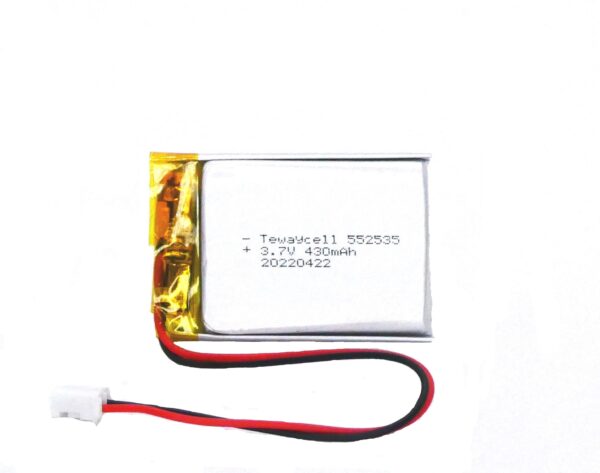 552535 Lithium ion polymer Battery (LiPo) (3.7V 430mAh)