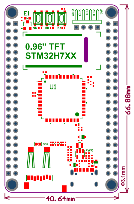 WeAct Studio STM32H750 Development Board