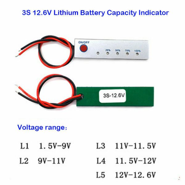 Lithium Battery Level Indicator