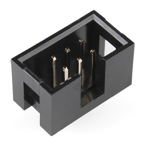 6 Pin Male Box header Vertical