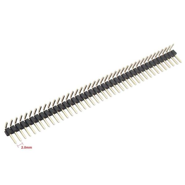 2mm 1x40Pin Male Right Angle Breakable Headers