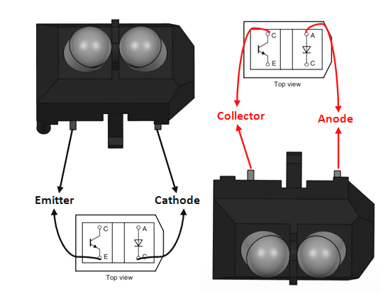 TCRT5000 Reflective Optical Sensor