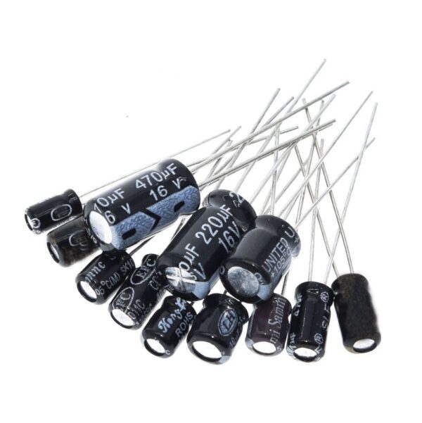 0.1uF~220uF 200Pcs 15 Values 0.1uF~220uF Electrolytic Capacitor