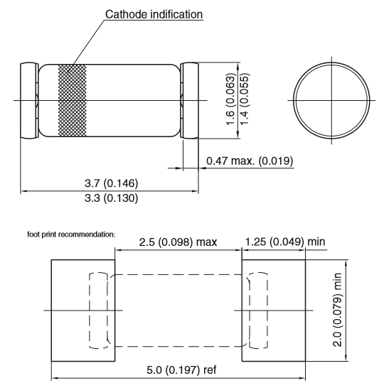 LL4148 SOD-80 Signal Switching Diode
