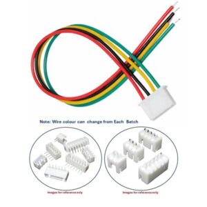 JST XH2.54 4 Pin Cable Set Male + Female