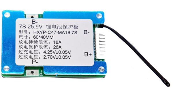BMS module for 7S Li-Ion batteries, 20A