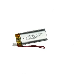 802045 (3.7V 750mAh) Lithium ion polymer Battery (LiPo)
