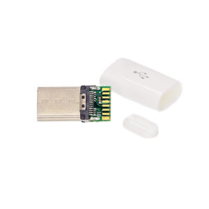 USB 3.1 Type C (C-C V1.3) 24 Pin Plug (Male) Cable Kit