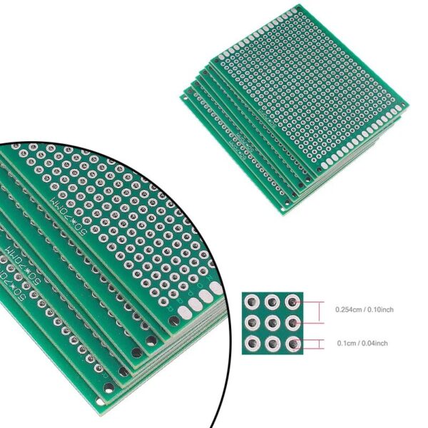 5 X 5cm 2.54 Pitch Double-Sided Universal board