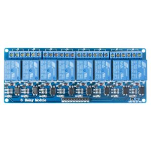 5V 8 way Optocoupler Isolated Relay Modules