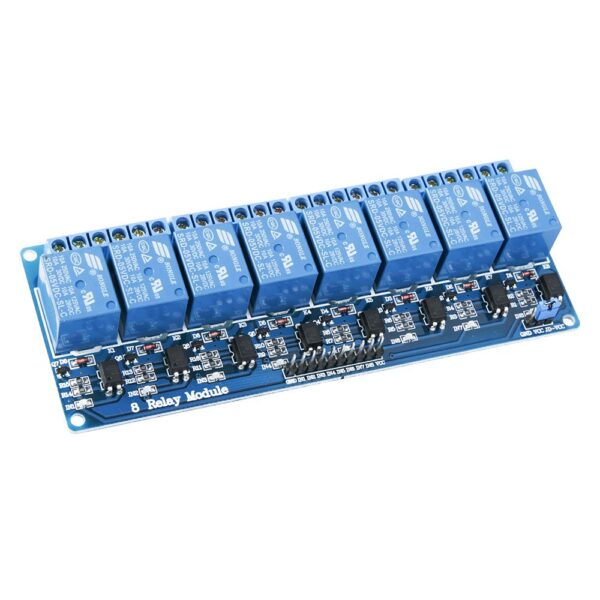 5V 8 way Optocoupler Isolated Relay Modules