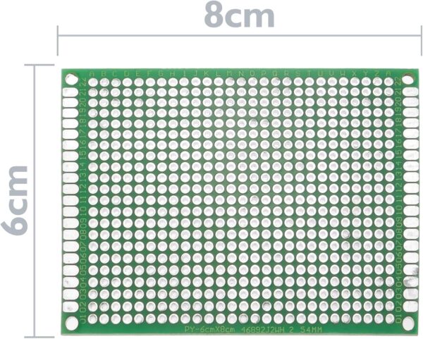 6 X 8cm 2.54 Pitch Double-Sided Universal board