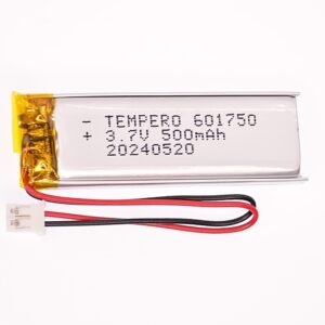 601750 (3.7V 500mAh) Lithium ion polymer Battery TS-B097