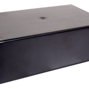 157 x 95 x 53mm Black ABS Jiffy Box