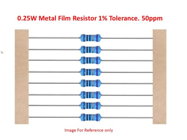 100R-100ohm 0.25W 1% Metal Film Resistor