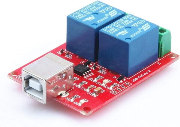 2 Channel USB Controlled 5V Relay Module