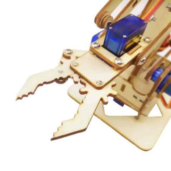 4 DOF Wood Robotic Mechanical Arm