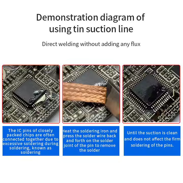 4015 Desoldering Wick Braid with Flux Tempero Systems Shopping