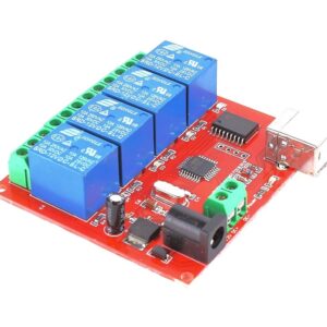 4 Channel USB Controlled 12V Relay Module