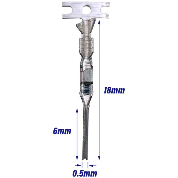 Male 2.54mm Pitch DuPont Jumper Connectors Terminal