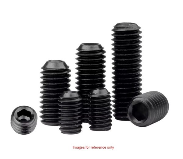 M2 4mm Grub Screws Black Carbon Grade 12.9