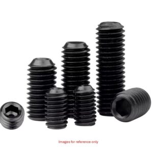 M4 4mm Grub Screws Black Carbon Grade 12.9