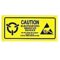 5.5 x 2.5cm Anti-static Warning Stickers