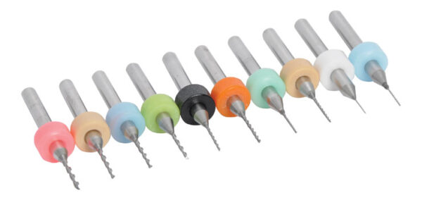 PCB Drill Bit Set 0.3-1.2mm (10 pc)