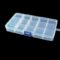 27x174x100mm Transparent Plastic Grid Box Storage