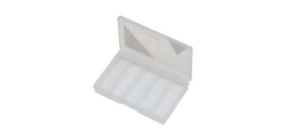 31x118x31mm 5 Way Clear Plastic Grid Box Storage food grade