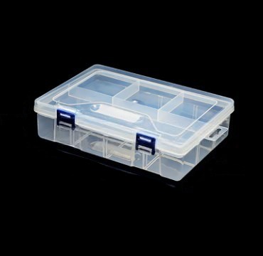58x233x161mm Transparent Plastic Grid Box V2 Storage