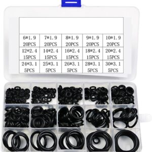 200pcs O-ring Rubber Gasket Seal Ring Set